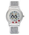 Chill with the adorable penguin duo on this glittery watch from Charter Club.