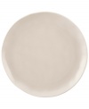 Find stylish versatility in the organic shape and matte-glazed finish of the Casual Luxe salad plate from Donna Karan Lenox. Durable stoneware in a soft pearl hue is an ideal host for everyday meals and a natural go-to for entertaining.