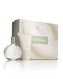 Pure DKNY is more than a fragrance--it's a state of mind, a way of being and living responsibly. A soft floral scent featuring a dew drop petal accord, a heart of rich florals, and a finish of white amber and creamy sandalwood, experience the beauty and simple luxury with this pure.DKNY gift set includes a 1.7 oz. Scent Spray and 3.4 oz. Body Butter in a gift ready box. Pure DKNY is more than a fragrance--it's a state of mind, a way of being and living responsibly. A soft floral scent featuring a dew drop petal accord, a heart of rich florals, and a finish of white amber and creamy sandalwood, experience the beauty and simple luxury with this pure.DKNY gift set includes a 1.7 oz. Scent Spray and 3.4 oz. Body Butter in a gift ready box.