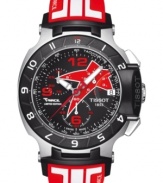 For fans of motocross racer Nicky Hayden, this limited edition T-Race watch from Tissot features a moto-inspired design and precise chronograph timing.
