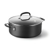 A nonstick surface and fantastic heat distribution earn this Simply Calphalon Nonstick chili pot & lid a spot in your kitchen.