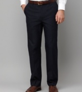 Punctuate a good look with a great pair of pants. This slim-fit Tommy Hilfiger style is the one you want.