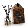 Voluspa Baltic Amber Reed Diffuser contains over 20 essential oils and flower pastes. Buttery Sandalwood, musky Frankincense, Vetiver, Spikenard, and Neroli all contribute to the lush blend that creates an exotic and captivating scent.