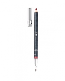 Put a picture-perfect finish at your fingertips with the Dior Lipliner Pencil with a combo lip contour crayon and brush. Color glides on clean with long-lasting coverage, while the built-in brush blends the pencil and your lipstick with professional precision. Put a picture-perfect finish at your fingertips with the Dior Lipliner Pencil with a combo lip contour crayon and brush. Color glides on clean with long-lasting coverage, while the built-in brush blends the pencil and your lipstick with professional precision.