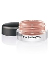 A highly pigmented eye colour that goes on creamy but dries to an intense, vibrant finish. The next generation of a popular M·A·C formula, Paint Pots maintains all the intense traits of its inspiration. Long-wearing, colourfast. Creates seamless coverage without weight or caking. Blends smoothly over the lids. Cream-based, can be mixed with M·A·C shadows and liners. Available in matte and pearl formulas.