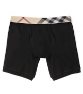 Soft, breathable boxers with a hint of stretch for stylish, all-day comfort.