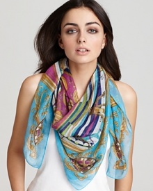 A sundial printed pareo adds an elegant touch to your favorite ensemble. A sundial printed pareo adds an elegant touch to your favorite ensemble.