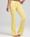 These plush velour Juicy Couture velour pants lend effortless luxe to cozy weekends.