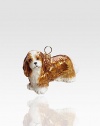 A celebration of Poland's time-honored glassmaking tradition, this charming pup sculpture in glass is lovingly crafted by skilled artisans. Handpainted glass Each ornament takes 7-10 days to complete Arrives in gift box ideal for giving or storing 1½W X 2H X 3D Handmade in Poland 