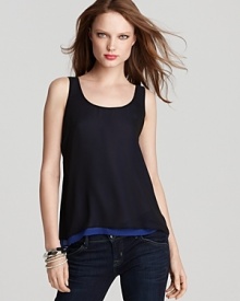 Aqua Tank - Double Layer Chiffon Aqua Tank - Double Layer Chiffon