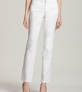 Not Your Daughter's Jeans Petites' Marilyn Straight Leg Jeans in White