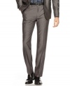 Upgrade your polished look with this modern slim-fit pants from INC International Concepts.