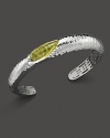 Lemon quartz set in sculpted sterling silver. By Roberto Coin.