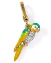 Charming and totally tropical. The future looks bright with bold accessories like this gold-plated parrot charm from Juicy Couture.