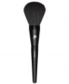 This full, natural-bristled brush is the ideal partner to all powders. The improved design and hair quality reduces fall-out, and the new rounded shape provides better powder application. How to use: Dip the brush into the powder and remove excess. Sweep the brush around the perimeter of the face and back toward the hairline. Finish with downward strokes, including the t-zone.