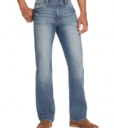 Stock up on your perfect pair of jeans from Calvin Klein with this fresh fade-out wash.