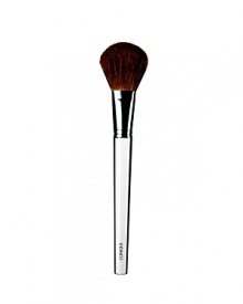Perfectly sized and softly tapered to deposit the right amount of powder blush on apples of cheeks and/or cheekbones. Highlights temples, bridge of nose and chin. Unique antibacterial technology. Perfectly sized and softly tapered to deposit the right amount of powder blush on apples of cheeks and/or cheekbones. Highlights temples, bridge of nose and chin. Unique antibacterial technology.