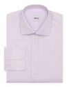 Armani Collezioni Lavender Stripe Dress Shirt - Slim Fit