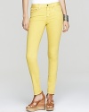 Color outside the lines in these Free People high-rise skinny jeans--a vibrant addition to your denim repertoire.