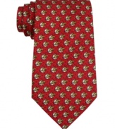 Featuring artwork inspired by Jerry Rice, this Jimmy V tie finishes off your look while doing some good-net proceeds fund critical cancer research.