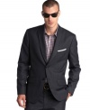 Slim down your workweek with the sleek fit of this AJ Izod two-button blazer - a trimmer approach to suiting. (Clearance)