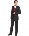 Slim down for the most modern look. This suit from Lauren by Ralph Lauren is a current take on a classic.