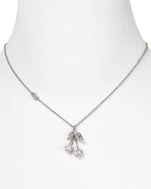Charm them. Juicy Couture's cherry-trimmed chain necklace is yours for the picking. Charm them. Juicy Couture's cherry-trimmed chain necklace is yours for the picking.