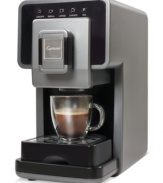 From coffee to tea, your countertop is instantly transformed into a gourmet café. Ready to brew anywhere from 2 to 42 ounces, this coffee maker fully & evenly saturates grounds for consistently bold flavor, plus the filter automatically adjusts to the quantity of grounds being prepped. A quick heat brewing system pours out the first cup in under 40 seconds, so you can grab & get going. 1-year warranty. Model 352.04.