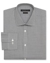John Varvatos Star USA Mini-Check Dress Shirt - Contemporary Fit