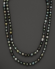 Tahitian Pearl Necklace, 52 Tahitian Pearl Necklace, 52