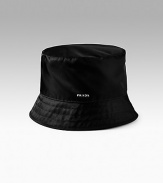 Lightweight nylon with stitched brim. Nylon lining Dry clean Made in Italy 