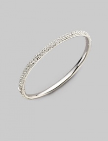 EXCLUSIVELY AT SAKS. Three rows of crystal impart their endless sparkle to a slender bangle, to wear alone or stack with others. Crystal Rhodium plated Diameter, about 2½ Hinged with push-lock clasp Imported Please note: Bracelets sold separately. EXCLUSIVELY AT SAKS. Three rows of crystal impart their endless sparkle to a slender bangle, to wear alone or stack with others. Crystal Rhodium plated Diameter, about 2½ Hinged with push-lock clasp Imported Please note: Bracelets sold separately.