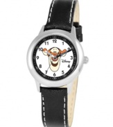 Bounce along with this fun Time Teacher watch from Disney. Featuring everyone's favorite pal, Tigger, the hour and minute hands are clearly labeled for easy reading.