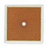 Embellished with an organically complex floral basket weave pattern and rendered in gold-tipped earthy hues, the Reynaud Tresor orange small tray lends boho-chic sophistication to the dining table.