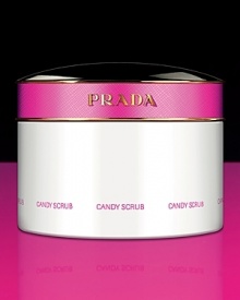Sweet, exfoliating foam with a creamy texture to refine and soften the skin. Prada Candy Scrub increases micro-circulation, softly hydrating and firming. 6.8 oz. Sweet, exfoliating foam with a creamy texture to refine and soften the skin. Prada Candy Scrub increases micro-circulation, softly hydrating and firming. 6.8 oz.
