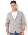 A fall classic returns to add some polish to your layers with this shawl-collar cardigan from Nautica.
