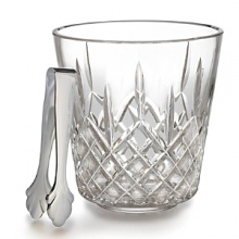 The worlds most popular crystal pattern, named for Count Waterfords 12th-century Lismore Castle sounds a rich, elegant note in this stunning ice bucket. 7 1/2H. The worlds most popular crystal pattern, named for Count Waterfords 12th-century Lismore Castle sounds a rich, elegant note in this stunning ice bucket. 7 1/2H.