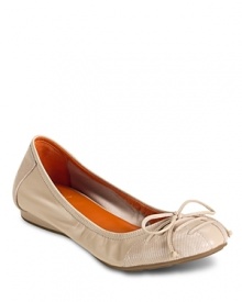 Innovative lace details finish this ultra lightweight feminine flat from Cole Haan.