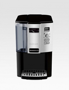 Sometimes you just want that one perfect cup of coffee, and this is the coffeemaker for it. A fully programmable unit dispenses one cup at a time with an easy-to-use actuator, permanent basket-style coffee filter and a charcoal water filter that removes impurities so that you can brew the best-tasting coffee possible. Removable water reservoirDouble-wall coffee reservoir holds 12 5 oz.