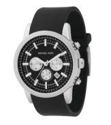 Catch attention with this sporty Michael Kors watch.