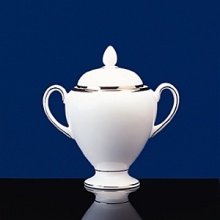 A sparkling complement to your silver serveware, this service mixes and matches perfectly with a wide color palette. Bone china. A sparkling complement to your silver serveware, this service mixes and matches perfectly with a wide color palette. Bone china.