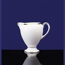 A sparkling complement to your silver serveware, this service mixes and matches perfectly with a wide color palette. Bone china. A sparkling complement to your silver serveware, this service mixes and matches perfectly with a wide color palette. Bone china.