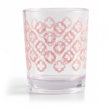 Bring a touch of mid-century style to your bar with these chic old-fashioned glasses from Q Squared. The red decal pattern puts a festive twist on any drink. Bring a touch of mid-century style to your bar with these chic old-fashioned glasses from Q Squared. The red decal pattern puts a festive twist on any drink.