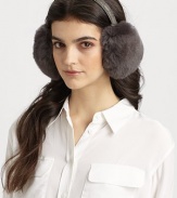Guccissima leather band with ear-warming rabbit fur.Dyed rabbit fur Made in Italy Fur origin: Italy/Spain/Czech/France Additional Information Women's Hats Size Guide 