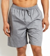 With a herringbone pattern, this is sleepwear apparel from Nautica that isn't short on style.