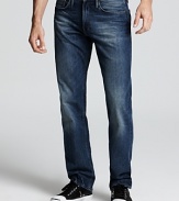 With natural weathering and a comfy classic fit, the Cavendish jean brings effortless cool to your casual wardrobe.