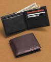 Time to replace your most important accessory? Turn to this smooth leather passcase wallet from Nautica.