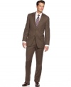 This Michael Kors wool suit makes it easy to step away from basic black.
