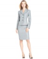 A new take on a tweed suit makes this ensemble from Evan Picone feel both classic and totally modern at the same time.
