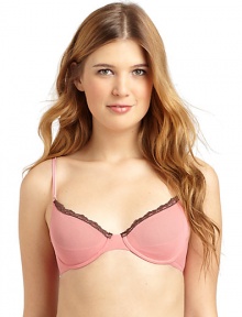THE LOOKSemi-sheer mesh cups with underwire supportScalloped lace trimAdjustable spaghetti strapsBack strap with hook-and-eye closureTHE MATERIALPolyamideCARE & ORIGINDry cleanMade in Italy THE LOOKSemi-sheer mesh cups with underwire supportScalloped lace trimAdjustable spaghetti strapsBack strap with hook-and-eye closureTHE MATERIALPolyamideCARE & ORIGINDry cleanMade in Italy